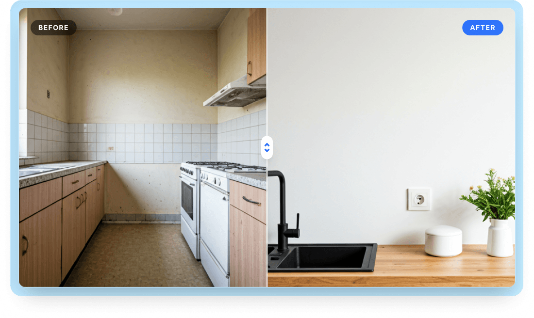 Before and After testimonials